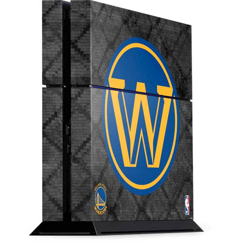 NBA Golden State Warriors Dark Rust PS4 Console Skin