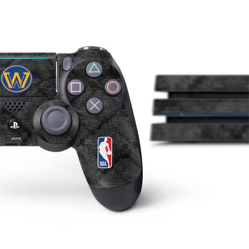 NBA Golden State Warriors Dark Rust PS4 Pro Bundle Skin