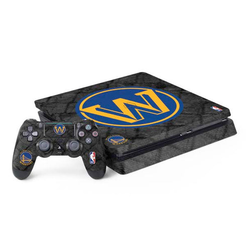 NBA Golden State Warriors Dark Rust PS4 Slim Bundle Skin
