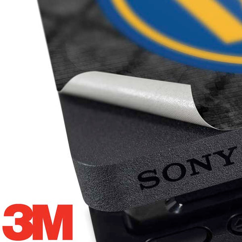 NBA Golden State Warriors Dark Rust PS4 Slim Skin