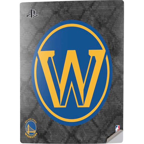NBA Golden State Warriors Dark Rust PS5 Digital Edition Console Skin