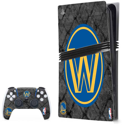 NBA Golden State Warriors Dark Rust PS5 Pro Bundle Skin