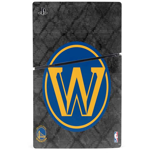 NBA Golden State Warriors Dark Rust PS5 Slim Digital Edition Bundle Skin