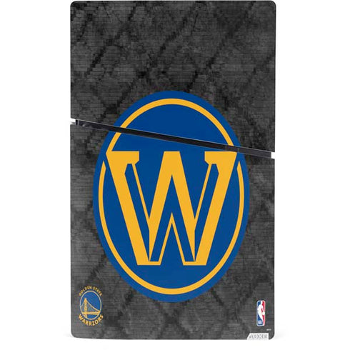 NBA Golden State Warriors Dark Rust PS5 Slim Digital Edition Bundle Skin