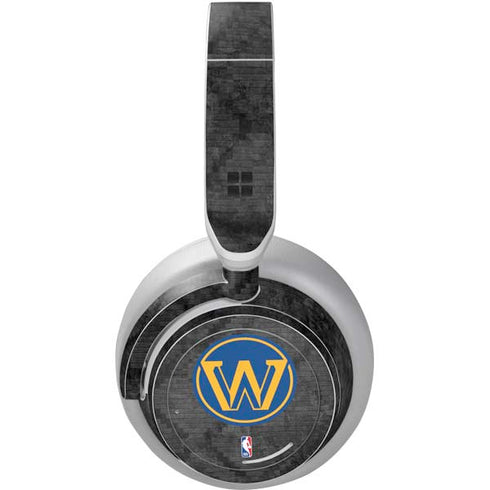 NBA Golden State Warriors Dark Rust Surface Headphones Skin