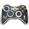 NBA Golden State Warriors Dark Rust Xbox 360 Wireless Controller Skin