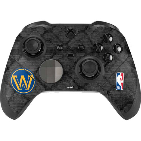 NBA Golden State Warriors Dark Rust Xbox Elite Wireless Controller Series 2 Skin
