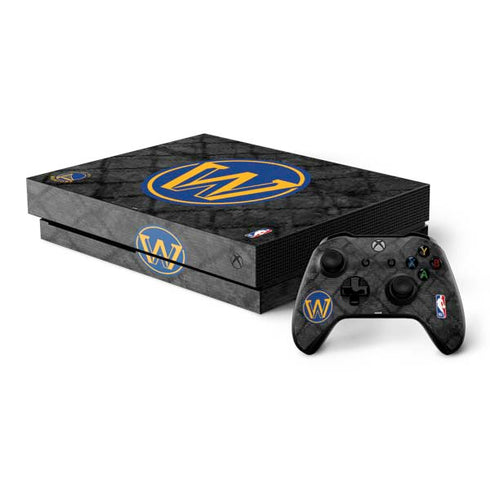 NBA Golden State Warriors Dark Rust Xbox One X Bundle Skin