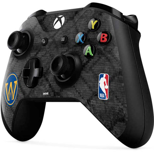 NBA Golden State Warriors Dark Rust Xbox One X Controller Skin