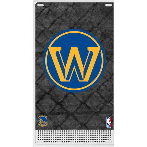 NBA Golden State Warriors Dark Rust Xbox Series S Console Skin