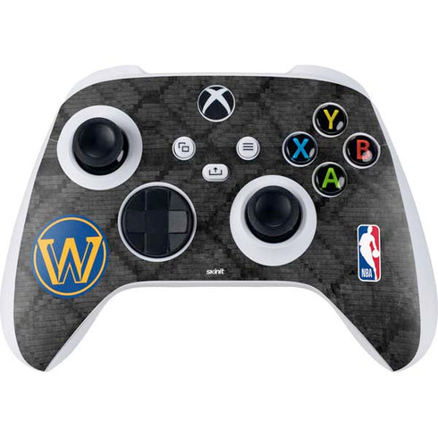 NBA Golden State Warriors Dark Rust Xbox Series S Controller Skin