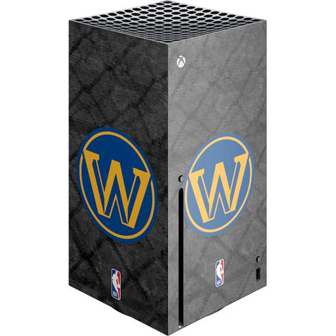 NBA Golden State Warriors Dark Rust Xbox Series X Console Skin