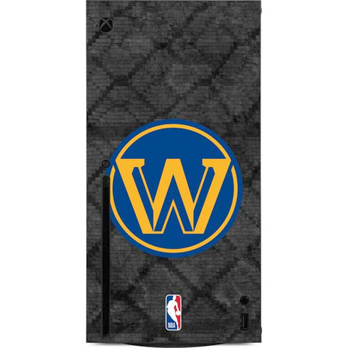 NBA Golden State Warriors Dark Rust Xbox Series X Console Skin