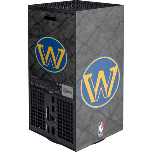 NBA Golden State Warriors Dark Rust XBox Series X Digital Edition Console Skin
