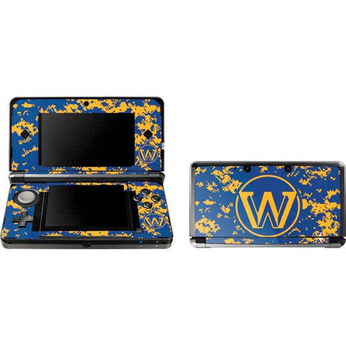 NBA Golden State Warriors Digi Camo Nintendo Skins