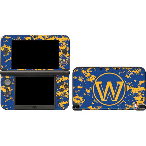 NBA Golden State Warriors Digi Camo Nintendo Skins