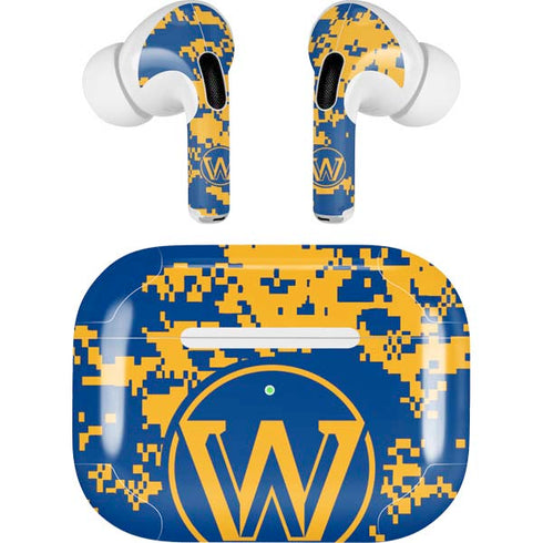 NBA Golden State Warriors Digi Camo Apple AirPods Pro Skin