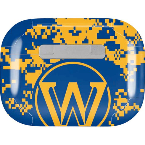 NBA Golden State Warriors Digi Camo Apple AirPods Pro Skin
