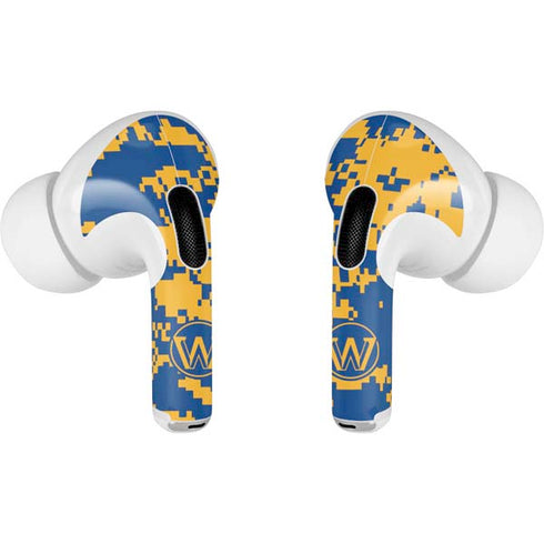 NBA Golden State Warriors Digi Camo Apple AirPods Pro Skin