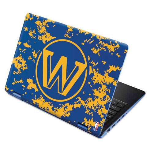 NBA Golden State Warriors Digi Camo Aspire R11 11.6in Skin