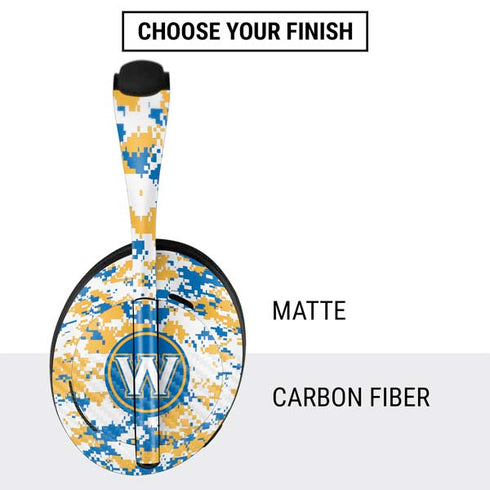 NBA Golden State Warriors Digi Camo Bose Noise Cancelling Headphones 700 Skin
