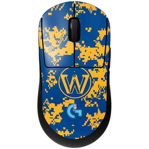 NBA Golden State Warriors Digi Camo G Pro Wireless Gaming Mouse Skin