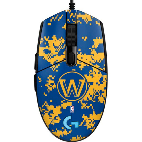 NBA Golden State Warriors Digi Camo G203 Prodigy RGB Wired Gaming Mouse Skin