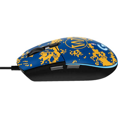 NBA Golden State Warriors Digi Camo G203 Prodigy RGB Wired Gaming Mouse Skin
