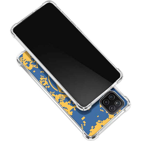 NBA Golden State Warriors Digi Camo Galaxy A12 Clear Case