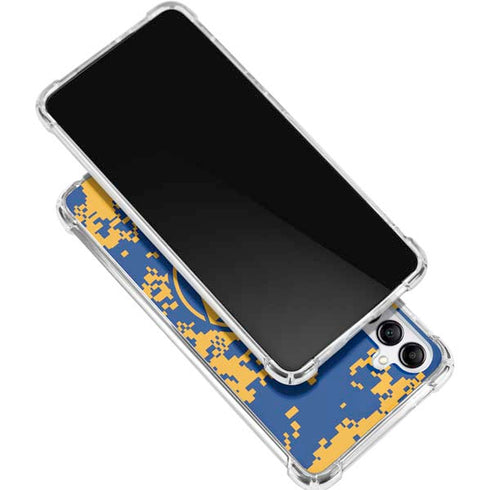 NBA Golden State Warriors Digi Camo Galaxy A15 5G Clear Case