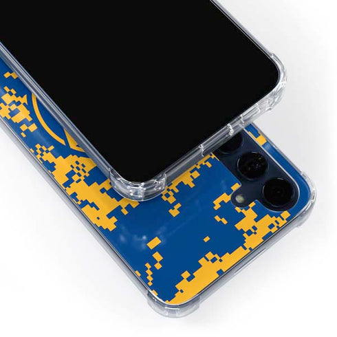 NBA Golden State Warriors Digi Camo Galaxy A55 5G Clear Case