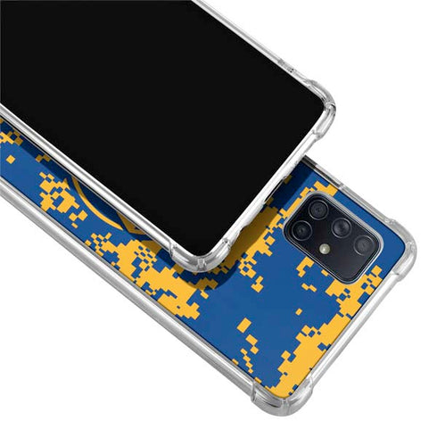 NBA Golden State Warriors Digi Camo Galaxy A71 5G Clear Case