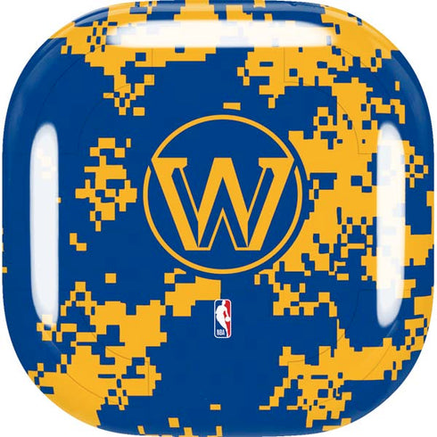 NBA Golden State Warriors Digi Camo Galaxy Buds Live Skin