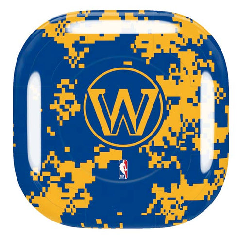 NBA Golden State Warriors Digi Camo Galaxy Buds Live Skin
