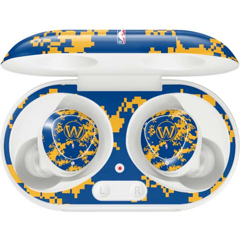NBA Golden State Warriors Digi Camo Galaxy Buds Plus Skin