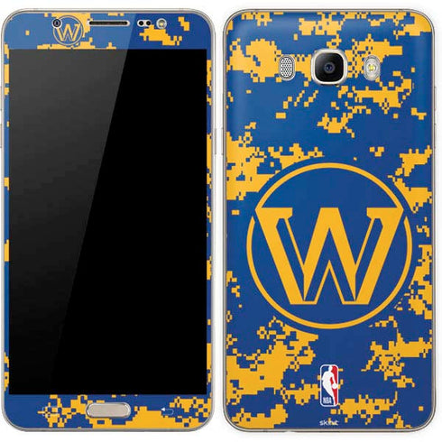 NBA Golden State Warriors Digi Camo Galaxy J7 Skin