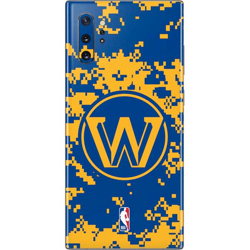 NBA Golden State Warriors Digi Camo Galaxy Note 10 Plus Skin