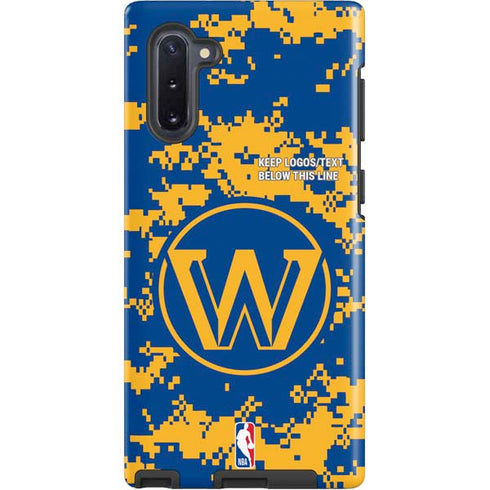 NBA Golden State Warriors Digi Camo Galaxy Cases