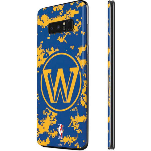 NBA Golden State Warriors Digi Camo Galaxy Note 8 Skin