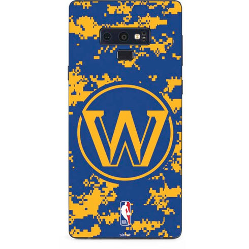 NBA Golden State Warriors Digi Camo Galaxy Note 9 Skin