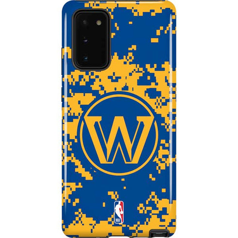 NBA Golden State Warriors Digi Camo Galaxy Note20 5G Pro Case