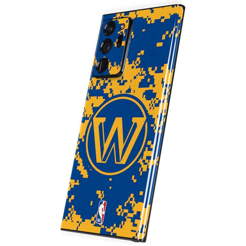 NBA Golden State Warriors Digi Camo Galaxy Note20 Ultra 5G Skin