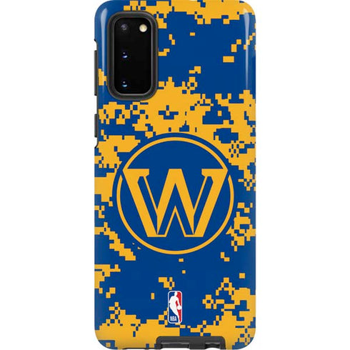 NBA Golden State Warriors Digi Camo Galaxy S20 Pro Case