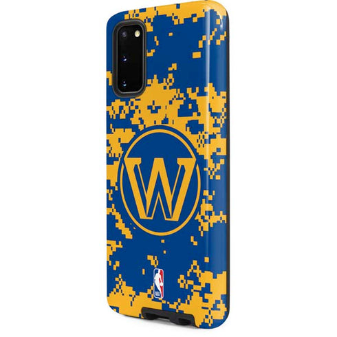NBA Golden State Warriors Digi Camo Galaxy S20 Pro Case