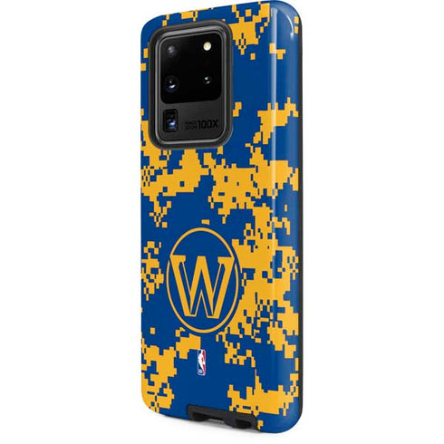 NBA Golden State Warriors Digi Camo Galaxy S20 Ultra 5G Pro Case
