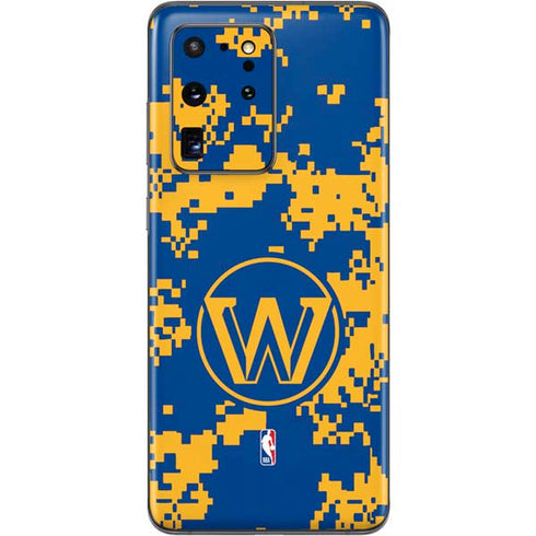 NBA Golden State Warriors Digi Camo Galaxy S20 Ultra 5G Skin