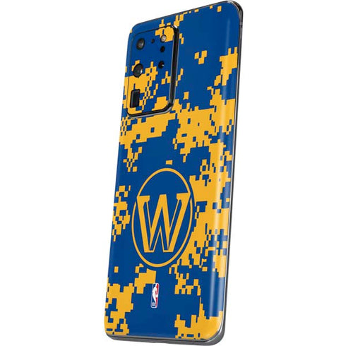 NBA Golden State Warriors Digi Camo Galaxy S20 Ultra 5G Skin