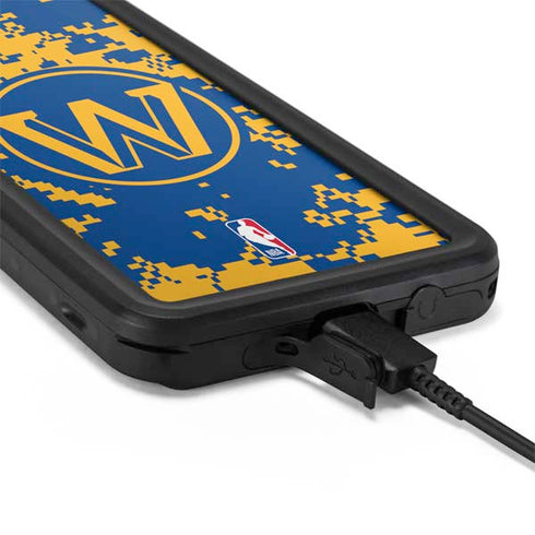 NBA Golden State Warriors Digi Camo Galaxy S20 Waterproof Case
