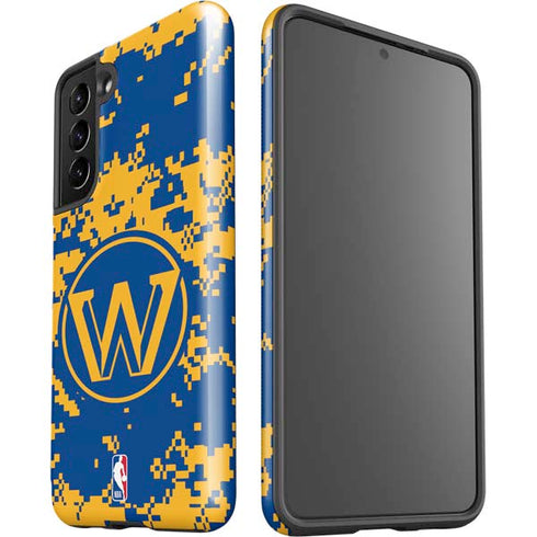 NBA Golden State Warriors Digi Camo Galaxy S21 5G Pro Case