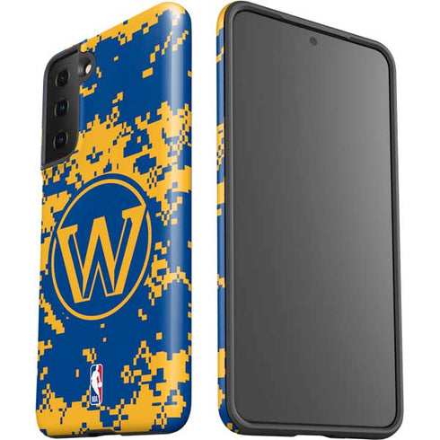 NBA Golden State Warriors Digi Camo Galaxy S21 FE Pro Case